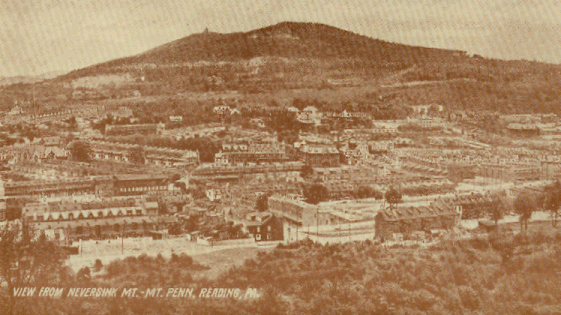 A second view of Reading from Neversink Mountain