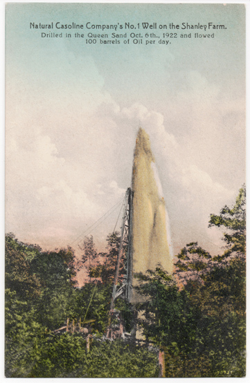 Oil well postcard