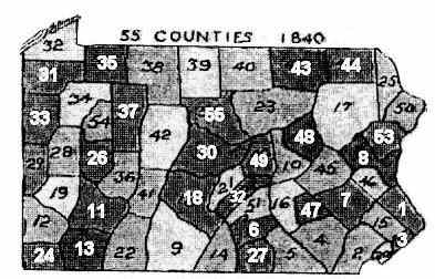 55 counties 1840