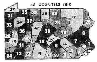 42 counties 1810