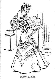 Cloth Gown 1895