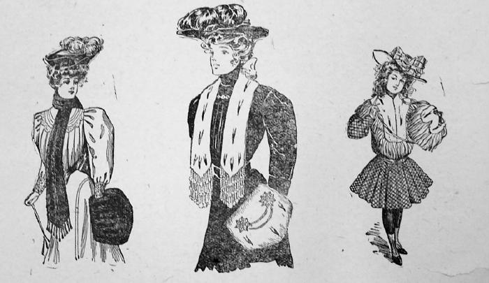 Women's and Girl's Winter Fashions undated