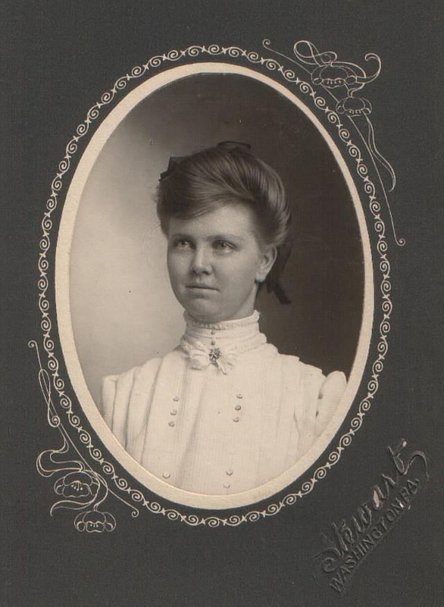 Ella Horner, born about 1884 in Brooke Co., WV