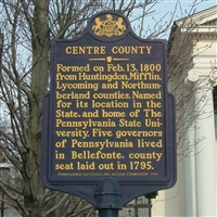 Centre County Historical Marker