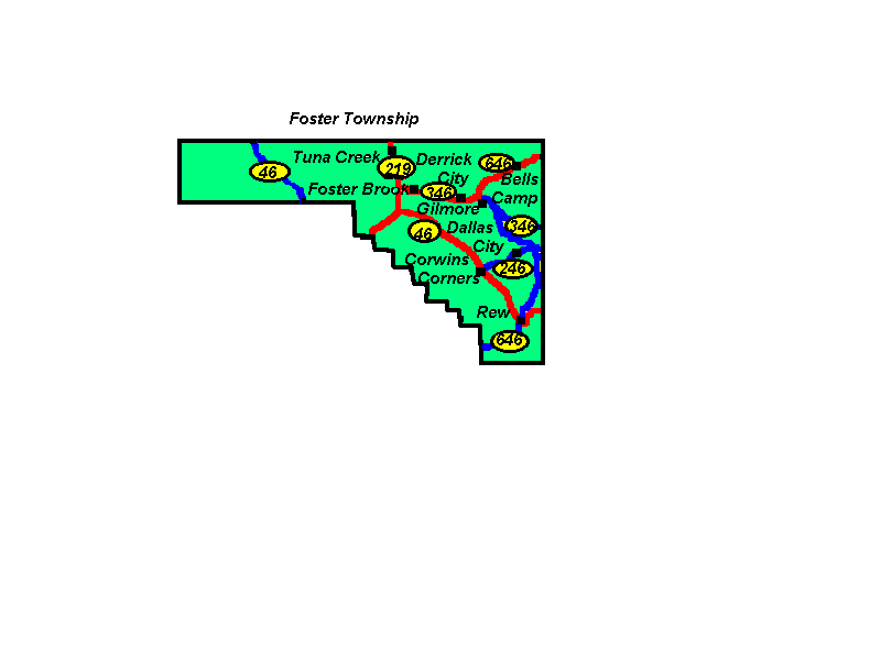 Foster Twp Map