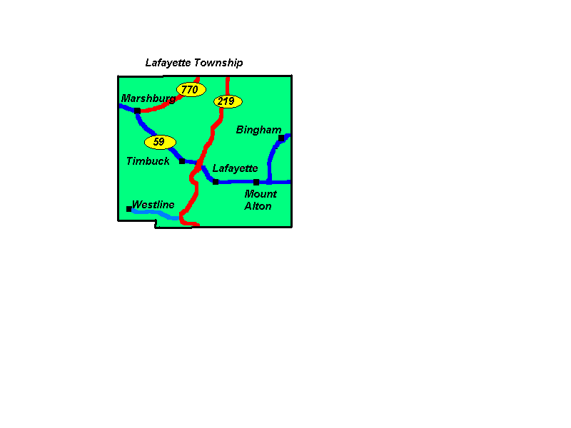 Lafayette Twp Map