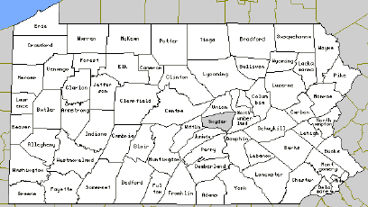 Snyder County in Pennsylvania (8K)