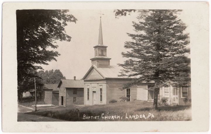 Postcard showing scenes of Lander, PA.