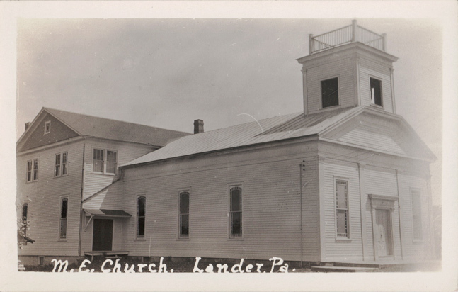 Postcard showing scenes of Lander, PA.