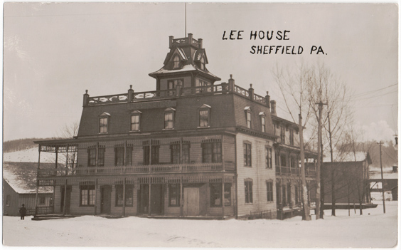 Postcard of the Lee House, Sheffield
