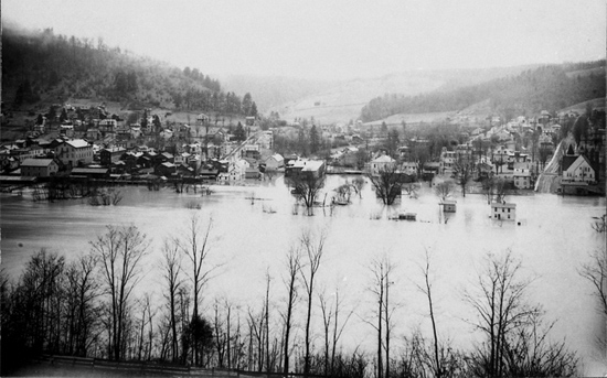  Tidioute flooded by the Allegheny River