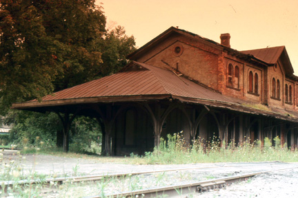Warren RR Station, taken in 1985