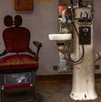 late 1800s to 1940s dental chair