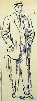 Men's Spiffy Suit Nov 25, 1910