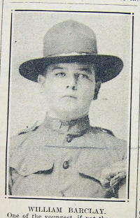 Photo of William BARCLAY WWI