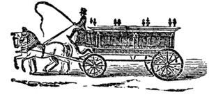 pre-1900s horse-drawn hearse