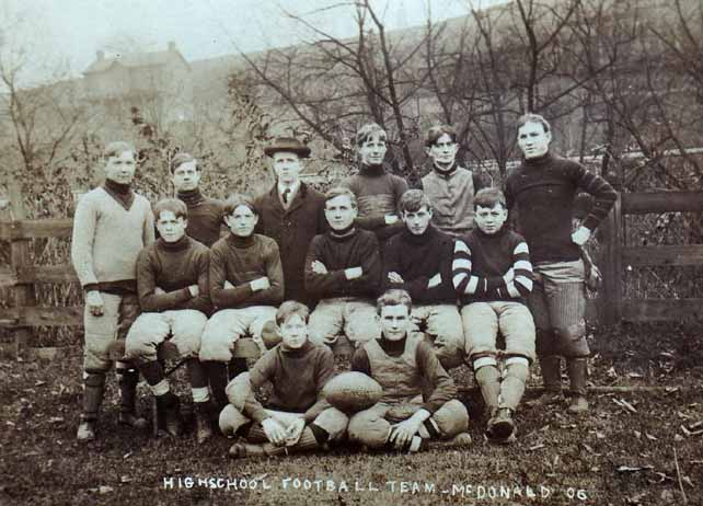 McDonald PA Football Team 1906, Submitted by Linda McCalmont