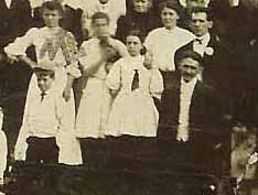 Zimri and Maria Burgess Farquhar 50th Wedding Anniversary, Closeup Faces RIGHT front