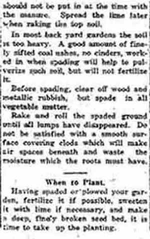 How to rake spade and fertilize your garden and when to plant Part 3