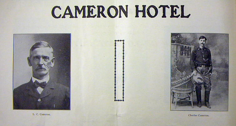 L. C. and Charles CAMERON 1907