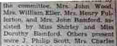 Partial Newspaper article about a 1947 committee meeting