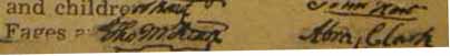 Someone wrote names at bottom of this wedding notice